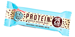 Blue Dinosaur Protein Bar Salted Cookie Dough