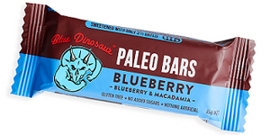 Blue Dinosaur Paleo Bar Blueberry
