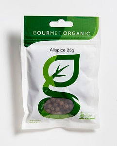 Gourmet Organic Herbs Allspice 25gm