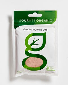 Gourmet Organic Herbs Nutmeg Ground 30gm
