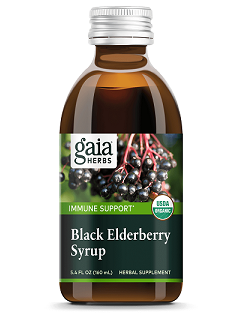 Gaia Herbs Black Elderberry Syrup 89ml