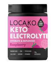 Locako Keto Electrolytes - Raspberry 90gm
