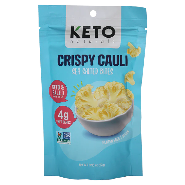 Keto Naturals Keto Crispy Cauli Bites Sea Salt 27g