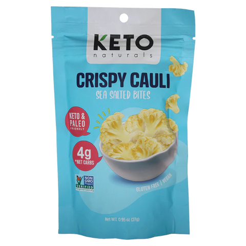 Keto Naturals Keto Crispy Cauli Bites Sea Salt 27g