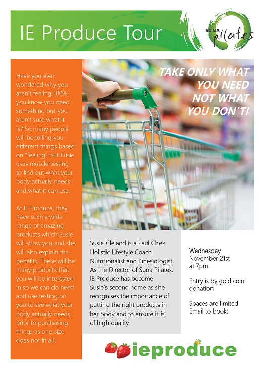 IE Produce Tour with Susie from Suna Pilates