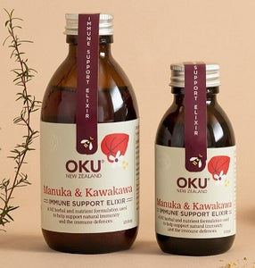 Oku Immune Support Elixir - Manuka and Kawakawa 200ml