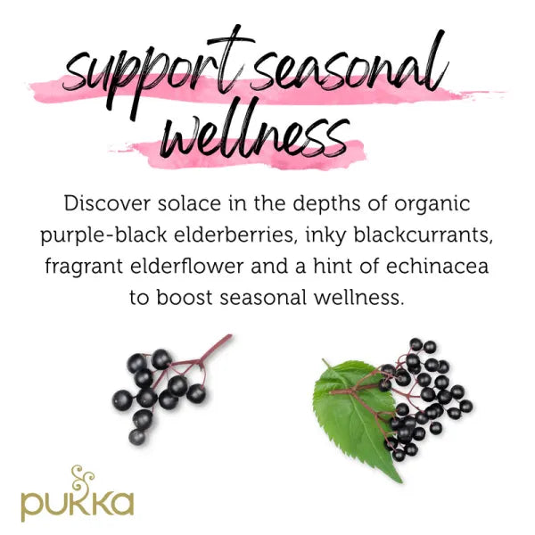 Pukka Tea Elderberry & Echinacea Tea with Elderflower 20tbags