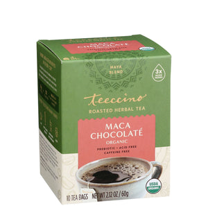 Teeccino Maca Chocolaté Roasted Herbal Tea 10tbags