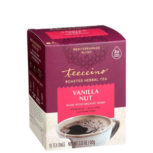 Teeccino Vanilla Nut Roasted Herbal Tea 10tbags