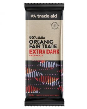 Trade Aid Chocolate Organic 85% Extra Dark Chocolate – 100g
