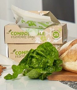 COMPOSTABLE ZIP LOCK BAGS