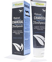 inVitamin Natural Whitening Activated Charcoal Toothpaste - Peppermint