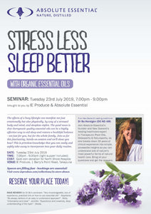 Stress Less Sleep Better with Organic Essential Oils