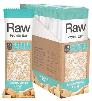 Raw Protein Bar Creamy Vanilla Fudge 40gm X 10PCS - 15% off