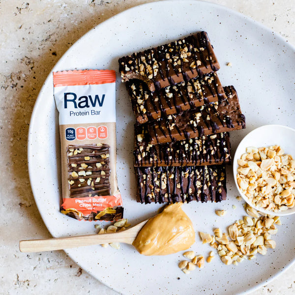 Raw Protein Bar Peanut Butter Choc Melt