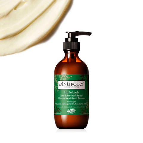 Antipodes Hallelujah Lime & Patchouli Cleanser & Makeup Remover 200ml