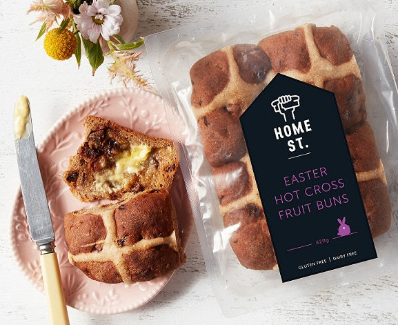 Home St. Easter Hot Cross Buns 4pack