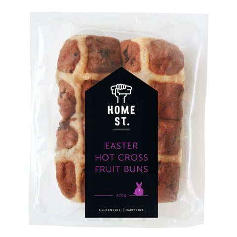 Home St. Easter Hot Cross Buns 4pack