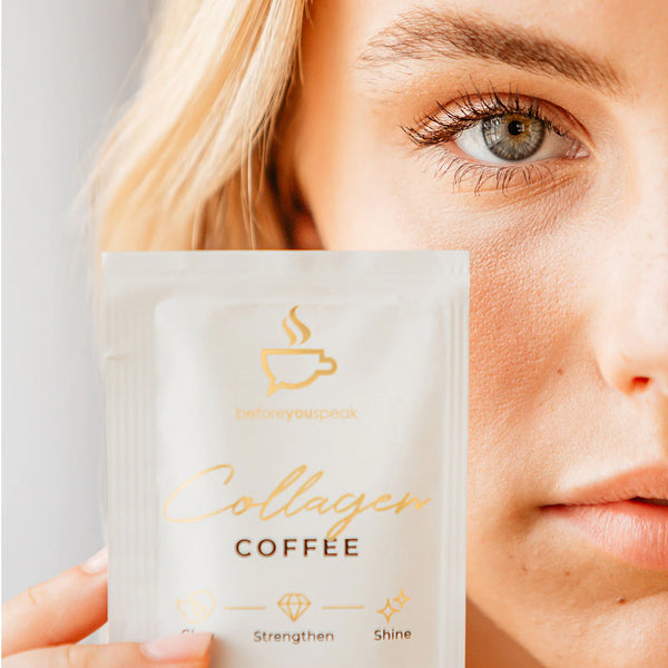 beforeyouspeak Coffee Collagen Coffee Unsweetened - 7 Sachets
