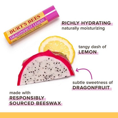 Burt's Bees Lip Balm Dragon Fruit Lemon