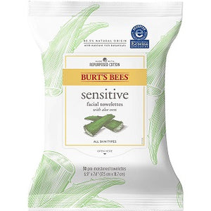 Burt's Bees Towelettes Sensitive Facial Towelettes with Aloe