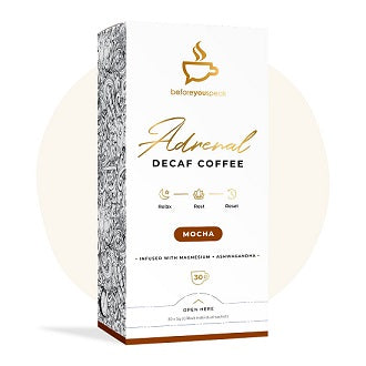 beforeyouspeak Coffee Adrenal Decaf Coffee Mocha - 30 serves