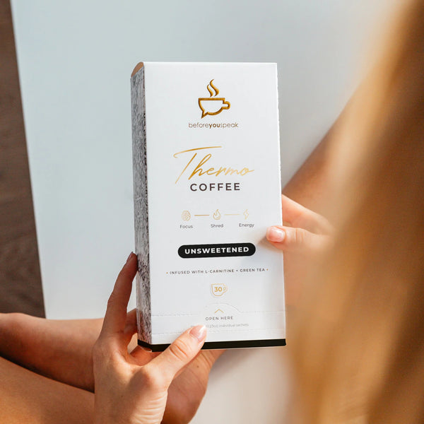 beforeyouspeak Coffee Thermo Coffee Unsweetened - 30 sachets
