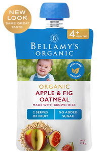 Bellamy's Certified Organic Apple & Fig Oatmeal