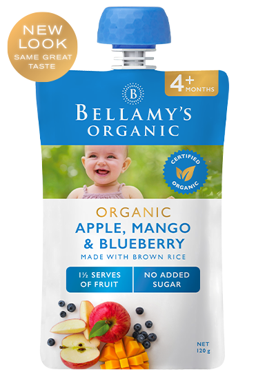 Bellamy's Certified Organic Blueberry, Mango & Apple