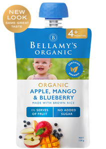 Bellamy's Certified Organic Blueberry, Mango & Apple
