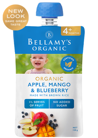 Bellamy's Certified Organic Blueberry, Mango & Apple