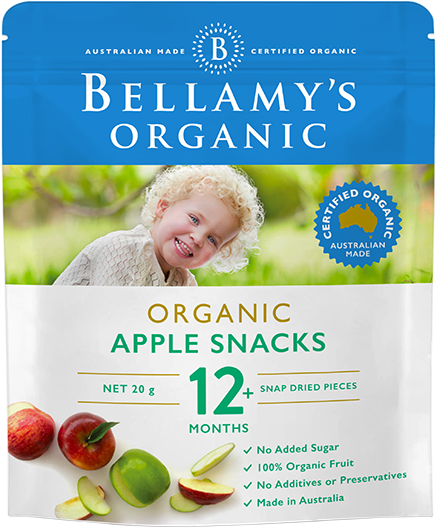 Bellamy’s Certified Organic Apple Snacks
