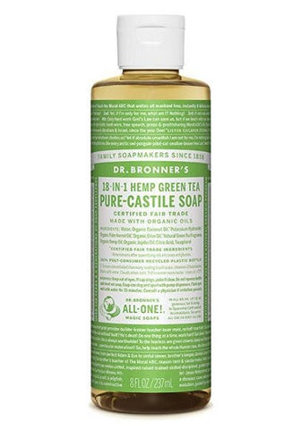 Dr. Bronner's Pure-Castile Liquid Soap Green Tea 237ml