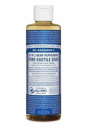 Dr. Bronner's Pure-Castile Liquid Soap Peppermint 237ml