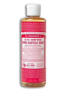 Dr. Bronner's Pure-Castile Liquid Soap Rose 237ml