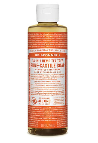 Dr. Bronner's Pure-Castile Liquid Soap Tea Tree 237ml