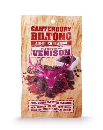 Canterbury Biltong Wild NZ Venison 40gm