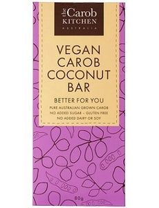 Carob Kitchen Vegan Bar Coconut 80gm