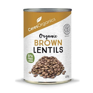 Ceres Organics Brown Lentils 400gm