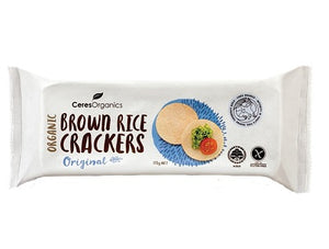 Ceres Organics Brown Rice Crackers Original