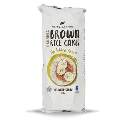 Ceres Organics Brown Rice Cakes No Added Sugar
