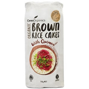 Ceres Organics Brown Rice Cakes w Quinoa