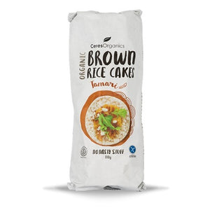 Ceres Organics Brown Rice Cakes Tamari