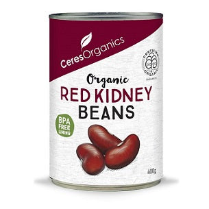 Ceres Organics Red Kidney Beans 400gm - Special 2 for $6 .90