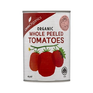 Ceres Organics Whole Peeled Tomatoes 400gm - Special 2 for $6.90
