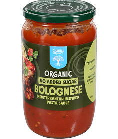 Chantal Organics No Sugar Added Bolognese Sauce 660g