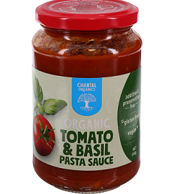 Chantal Organic Tomato Basil Pasta Sauce 340g
