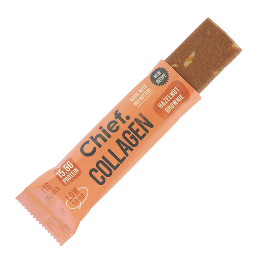Chief Collagen Hazelnut Brownie Bar
