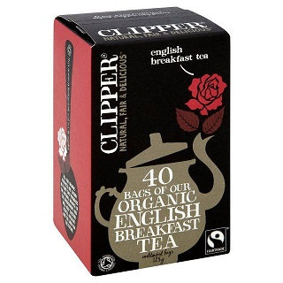 Clipper Organic Fairtrade English Breakfast Tea 40tBags