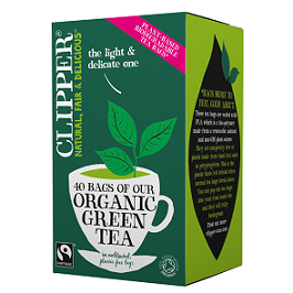 Clipper Organic Fairtrade Pure Green Tea 40tbags